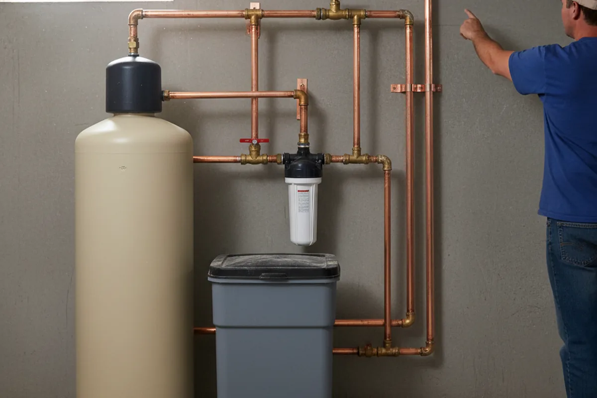 Whole-house water treatment system installed in Wayland
